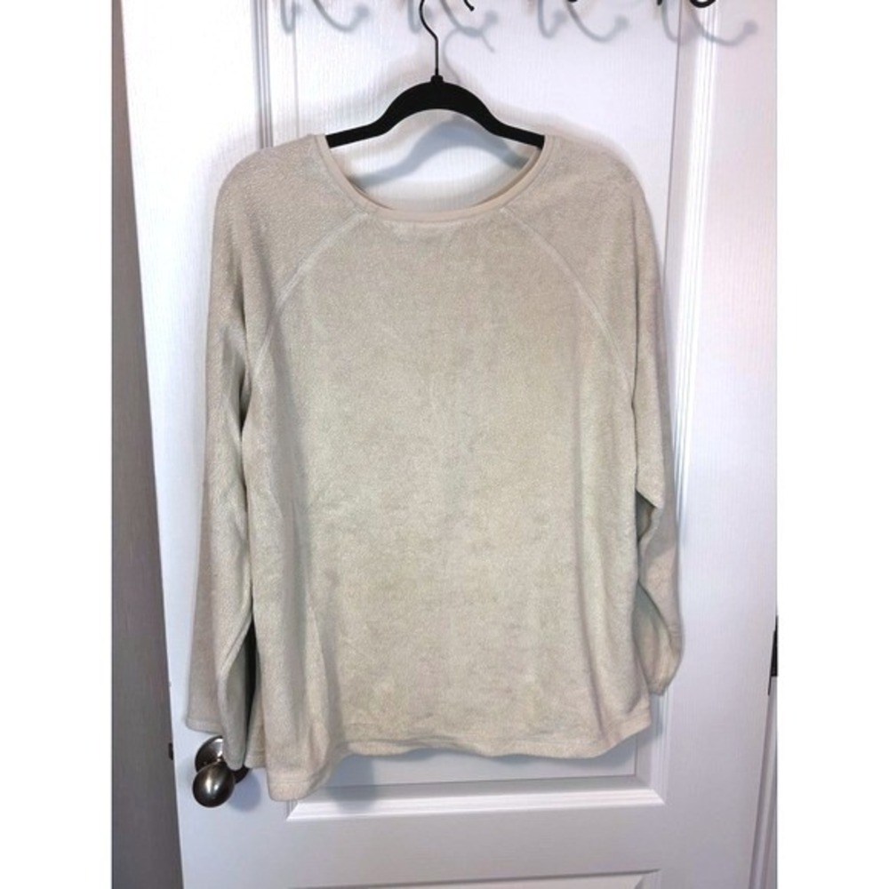 d. co denim company long sleeve textured knit top women's‎ size XL